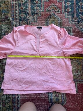 Donna Karan Pink Scoop Neck Shell
